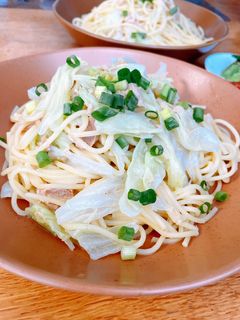 簡単♪春キャベツ*ツナ*柚子胡椒パスタ-レシピのメイン写真