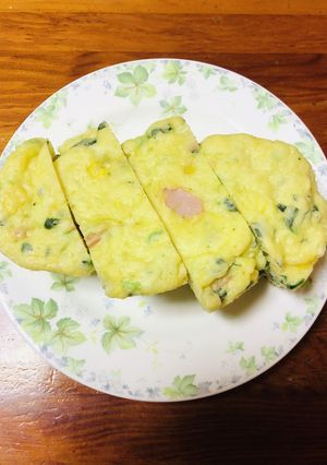 ケーク・サレ1〜2人分レンジ加熱-レシピのメイン写真