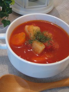 具だくさんトマトスープ-レシピのメイン写真