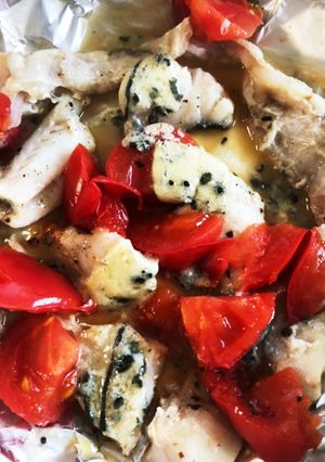 タラとブルーチーズのホイル焼き-レシピのメイン写真