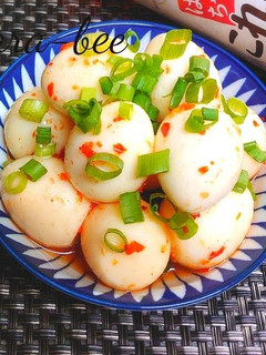 簡単おつまみ♪ピリ辛これうま!うずら味玉-レシピのメイン写真