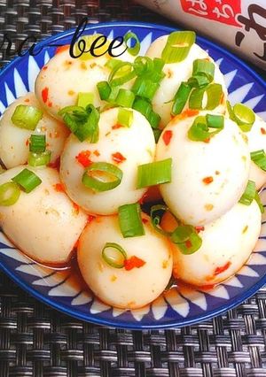 簡単おつまみ♪ピリ辛これうま!うずら味玉-レシピのメイン写真