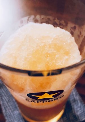 暑い日に　フローズンビール-レシピのメイン写真