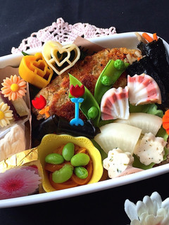 卯月19 揚げないアジフライ弁当-レシピのメイン写真