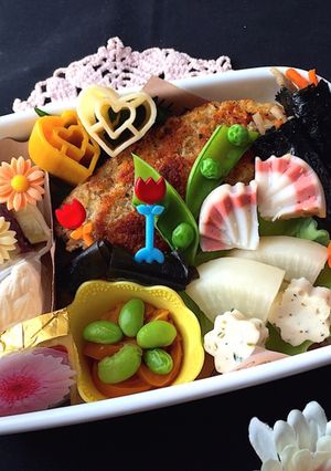 卯月19　揚げないアジフライ弁当-レシピのメイン写真