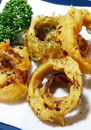 【米粉でカリカリ！】米粉のオニオンリング-レシピのメイン写真