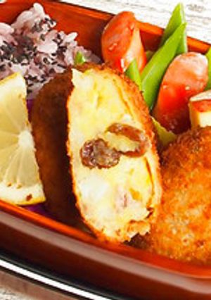 レーズンカレーコロッケべんとう-レシピのメイン写真