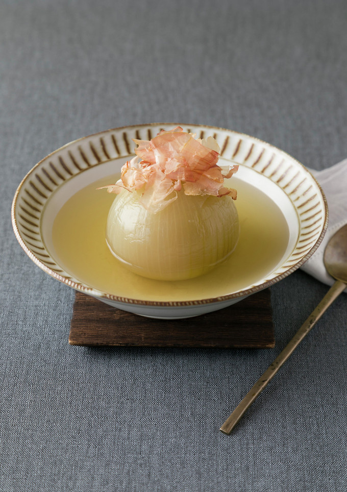 電気圧力鍋で◎玉ねぎまるごと和風スープ-レシピのメイン写真