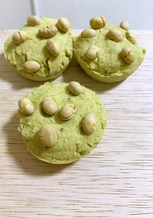 ウグイスきな粉(青きな粉)マフィン-レシピのメイン写真
