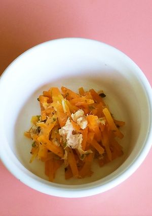 【離乳後期】にんじんのツナ和え-レシピのメイン写真