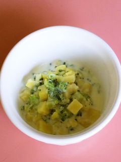 【離乳後期】さつま芋ブロッコリーミルク煮-レシピのメイン写真
