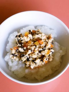 【離乳後期】とりそぼろ丼-レシピのメイン写真