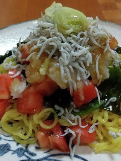 しらすの中華麺サラダ-レシピのメイン写真