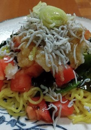 しらすの中華麺サラダ-レシピのメイン写真