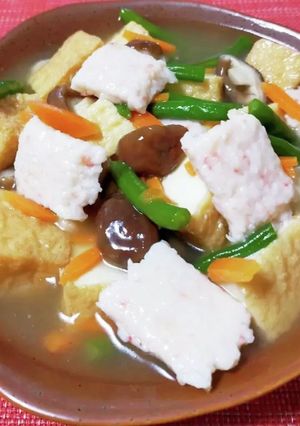 厚揚げとカニカマの和風あんかけ-レシピのメイン写真