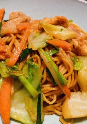 赤から焼きそば-レシピのメイン写真