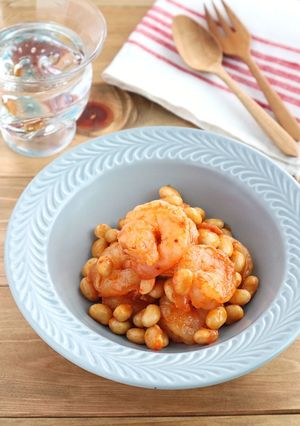 お弁当にも◎えびと大豆のハリッサ炒め-レシピのメイン写真