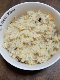 鶏肉と人参とエリンギだけ!炊き込みご飯-レシピのメイン写真