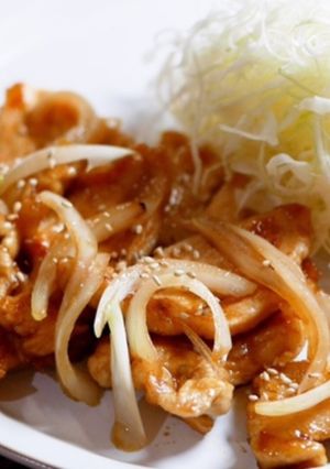 鶏むね肉のしょうが焼き-レシピのメイン写真
