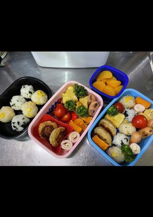 1歳、3歳の保育園 弁当-レシピのメイン写真