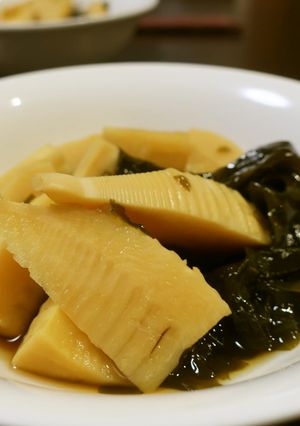 ワカメと筍の煮物-レシピのメイン写真