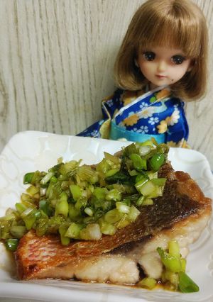 リカちゃん♡はちびきムニエル*葱ぽんダレ-レシピのメイン写真