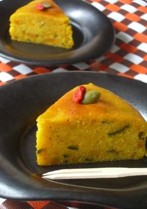 小麦粉＆油不使用♫しっとりかぼちゃケーキ-レシピのメイン写真