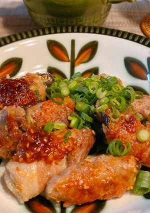 茄子の肉巻き　甘味噌味-レシピのメイン写真