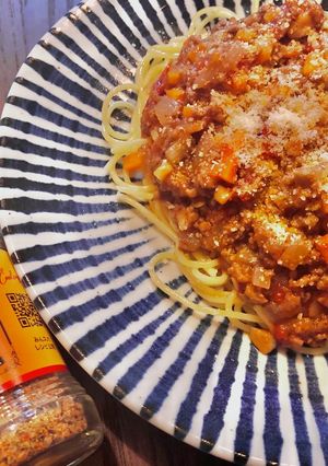 【みんスパ】ミートソーススパゲッティー-レシピのメイン写真