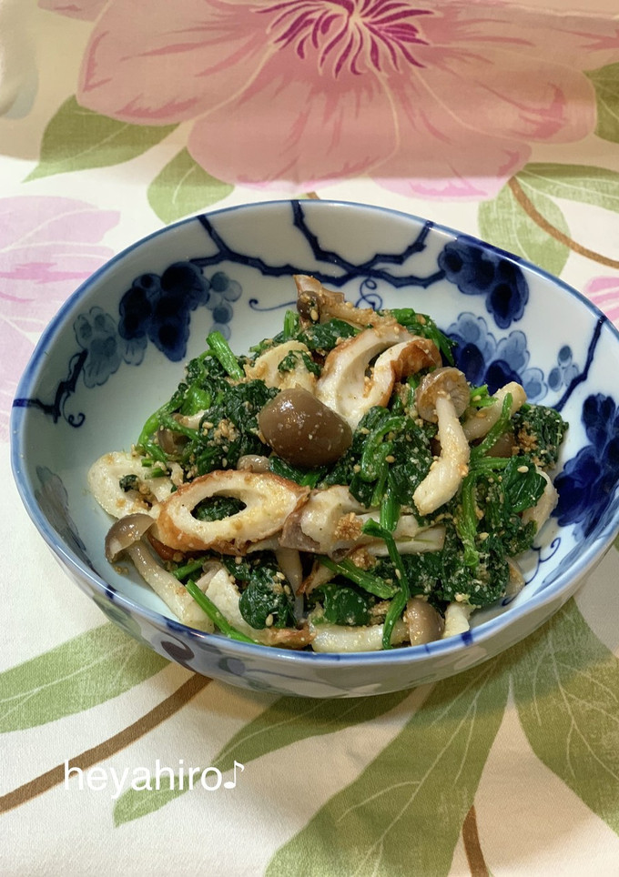 ほうれん草としめじの胡麻和え-レシピのメイン写真