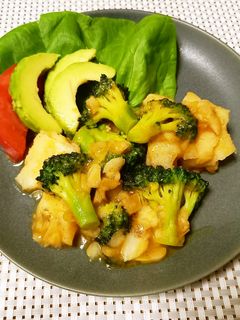 鱈とブロッコリーの豆板醤炒め-レシピのメイン写真