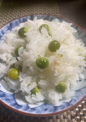 春の味覚、うすいえんどう豆ご飯-レシピのメイン写真