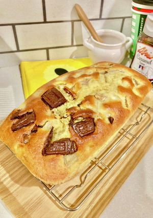 ポリ袋で簡単チョコバナナケーキ-レシピのメイン写真