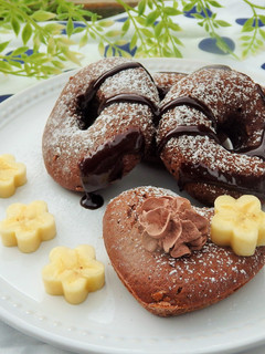 濃厚チョコ 焼ドーナッツ-レシピのメイン写真