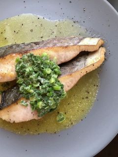 鰆(さわら)のネギ塩バタームニエル-レシピのメイン写真