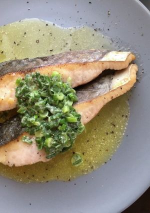 鰆（さわら）のネギ塩バタームニエル-レシピのメイン写真