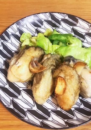 牡蠣のニンニクバターソテー-レシピのメイン写真