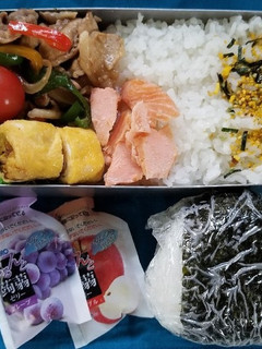 豚肉ピーマン炒め弁当(4.20)-レシピのメイン写真