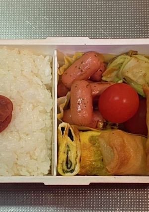 手弁当　2021.4.14（水）-レシピのメイン写真
