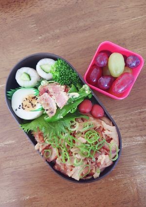 JK☆鶏チャーシュー丼弁当♪-レシピのメイン写真