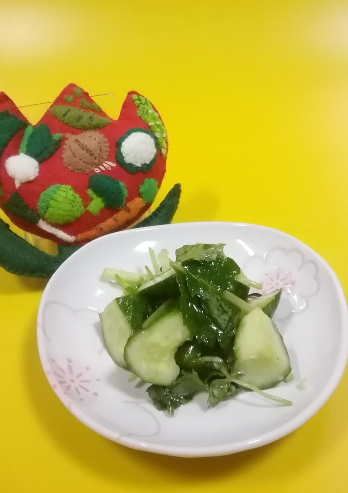 きゅうりと三つ葉の塩麹和え-レシピのメイン写真