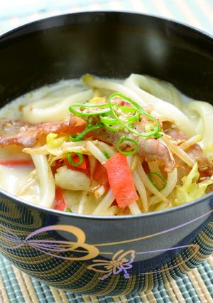 湯葉のもと胡麻うどん-レシピのメイン写真