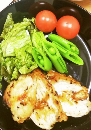 大人も子供も好き☆鶏むね肉のカリカリ焼き-レシピのメイン写真