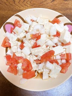 長芋と豆腐のサラダ-レシピのメイン写真
