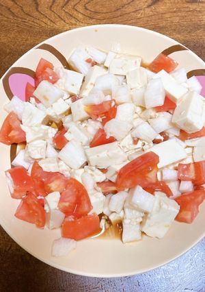 長芋と豆腐のサラダ-レシピのメイン写真