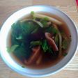 セロリと干し椎茸すまし
