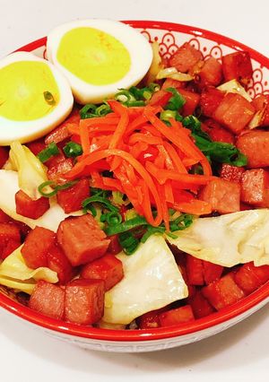 スパムごろごろ丼-レシピのメイン写真