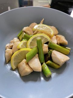 鶏肉とアスパラガスのレモン炒め-レシピのメイン写真