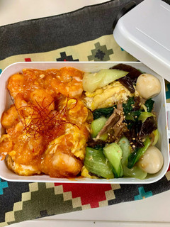 エビチリ弁当 〜高校生男子弁当〜-レシピのメイン写真