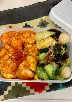 エビチリ弁当　〜高校生男子弁当〜-レシピのメイン写真